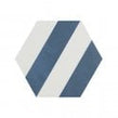 Naples Hexagon Blue 22.8cm x 19.8cm Wall & Floor Tile
