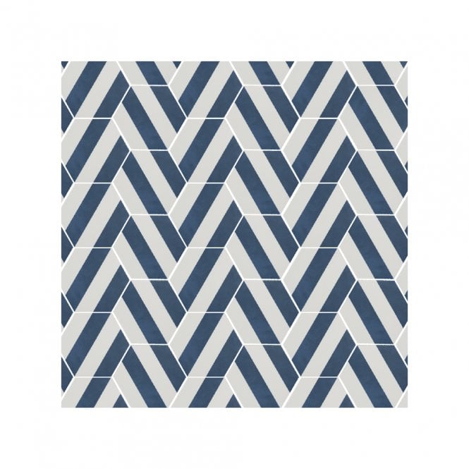 Naples Hexagon Blue 22.8cm x 19.8cm Wall & Floor Tile