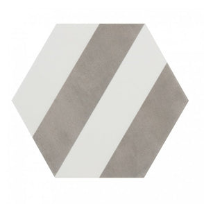 Naples Hexagon Clay 22.8cm x 19.8cm Wall & Floor Tile