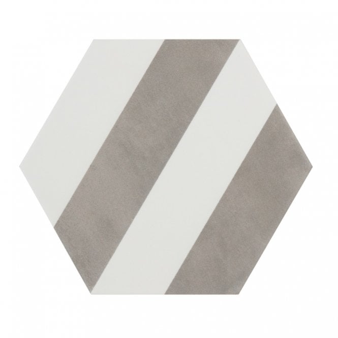 Naples Hexagon Clay 22.8cm x 19.8cm Wall & Floor Tile