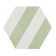 Naples Hexagon Eden 22.8cm x 19.8cm Wall & Floor Tile