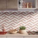 Naples Hexagon Pink 22.8cm x 19.8cm Wall & Floor Tile