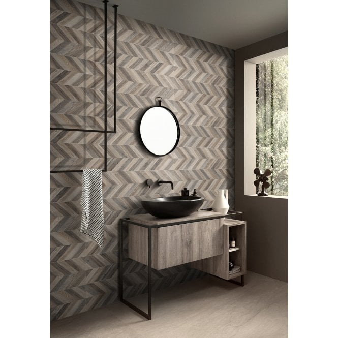 Native Black 30cm x 120cm Wall and Floor Tile