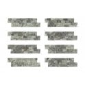 Native Stone Rainforest Green Splitface 10cm x 36cm Wall Tile