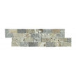 Native Stone Travertine Silver/Cream Mix Splitface 10cm x 36cm Wall Tile