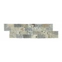 Native Stone Travertine Silver/Cream Mix Splitface 10cm x 36cm Wall Tile
