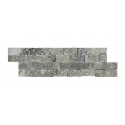 Native Stone Travertine Silver Splitface 10cm x 36cm Wall Tile