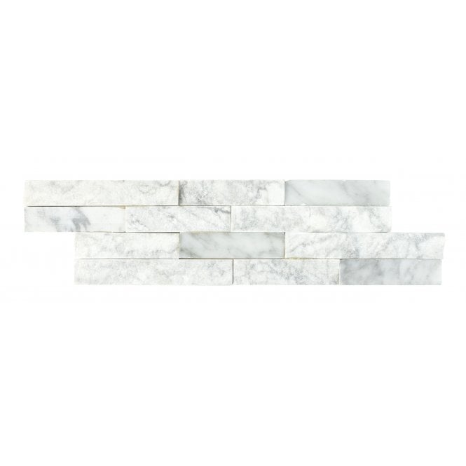 Natural Panel Carrara White 10cm x 40cm Marble Tile