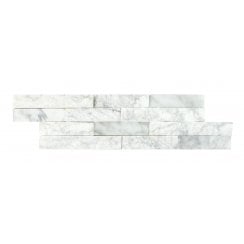 Natural Panel Carrara White 10cm x 40cm Marble Tile