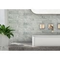Natural Panel Carrara White 10cm x 40cm Marble Tile