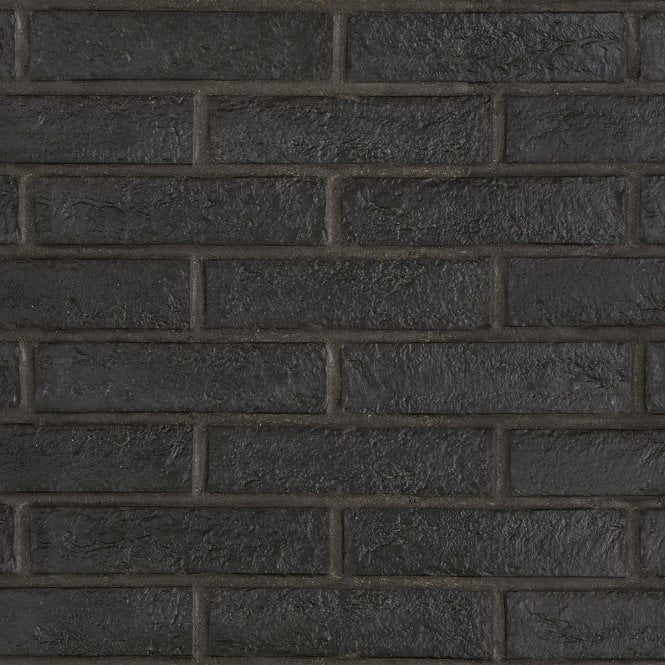 New York Brick Black 6cm x 25cm Wall & Floor Tile (Per Box)