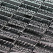 Nightfall Stainless 30cm x 30cm Glass Mosaic Tile