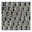 Nightfall Stainless 30cm x 30cm Glass Mosaic Tile