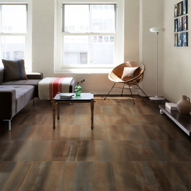 Nightwalk Rust 75cm x 75cm Floor Tile