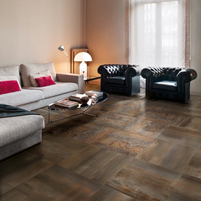 Nightwalk Rust 75cm x 75cm Floor Tile