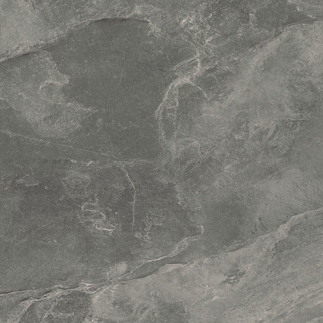 Noir Stone Effect Grey 59.8cm x 59.8cm Wall and Floor Tile
