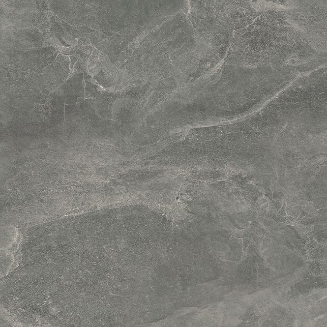Noir Stone Effect Grey 59.8cm x 59.8cm Wall and Floor Tile