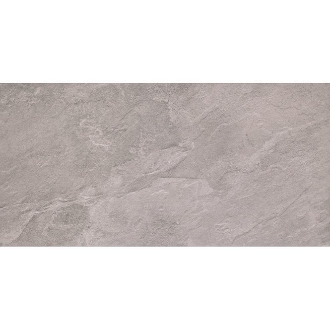 Noir Stone Effect Light Grey 29.7cm x 59.8cm Wall & Floor Tile