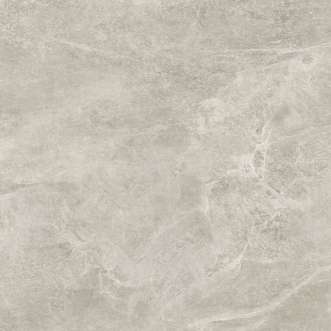 Noir Stone Effect Light Grey 59.8cm x 59.8cm Wall and Floor Tile