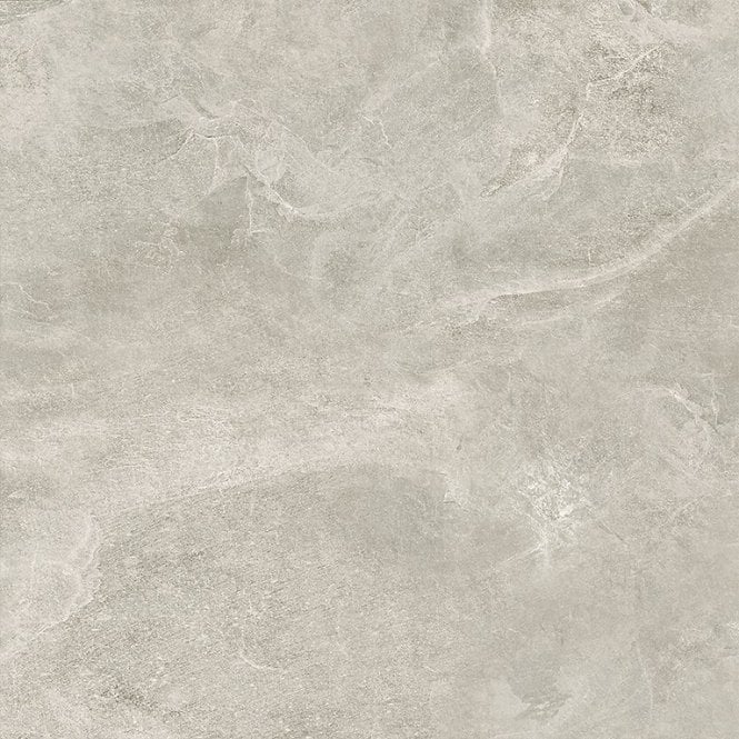 Noir Stone Effect Light Grey 59.8cm x 59.8cm Wall and Floor Tile