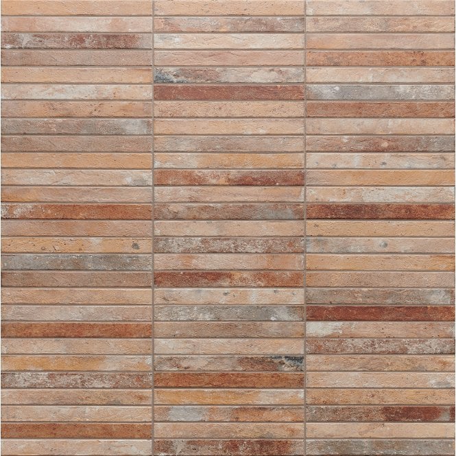 Italian Design Nolito Multicolour Brick Matt 4.8cm x 45cm Wall & Floor Tile