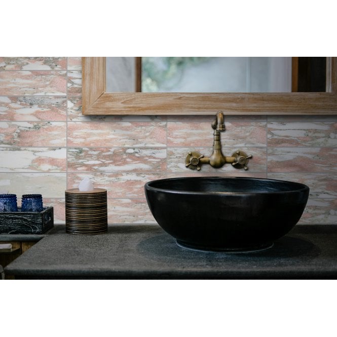Norwegian Marble Rose 7.5cm x 30.5cm Wall & Floor Tile