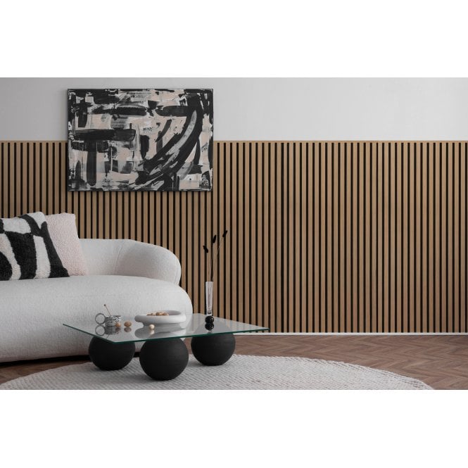 Oak Acoustic Wood Panel 120cm x 60cm x 21mm