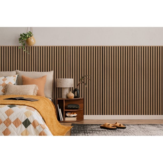 Oak Acoustic Wood Panel 120cm x 60cm x 21mm