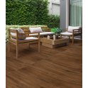 Oakwood Brown 30cm x 120cm x 2cm Slab Outdoor Tile