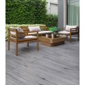 Oakwood White 30cm x 120cm x 2cm Slab Outdoor Tile