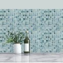 Oasis Ocean Blue 30cm x 30cm (2.3cm x 2.3cm) Mosaic Tile