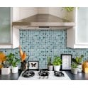Oasis Ocean Blue 30cm x 30cm (2.3cm x 2.3cm) Mosaic Tile
