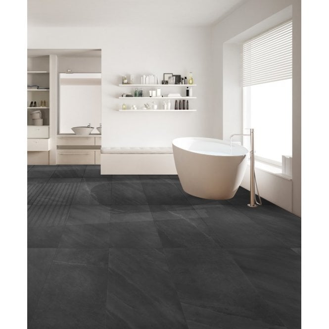 Italian Design Ocean Slate Abyss 60cm x 120cm Wall & Floor Tile