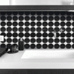 Octagon Black White Matt & Gloss (5.5cm x 5.5cm) 29.5cm x 29.5cm Mosaic Tile