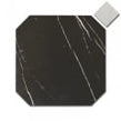 Equipe Octagon Marmol Black 20cm x 20cm Tile