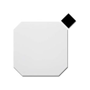 Equipe Octagon Matt White 20cm x 20cm Tile