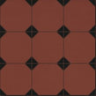 Vives Octagon Terracotta 31.6cm x 31.6cm Wall and Floor Tile