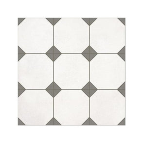 Vives Octagon White 31.6cm x 31.6cm Floor Tile