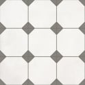 Vives Octagon White 31.6cm x 31.6cm Floor Tile