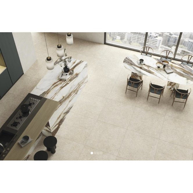 Oikos Beige Matt 100cm x 100cm Floor Tile