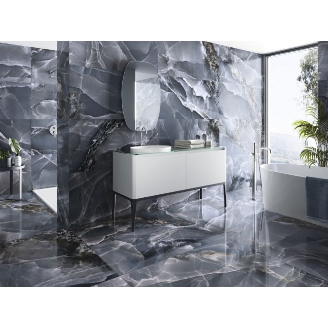 Onyx Agate Blue 60cm x 120cm Wall and Floor Tile