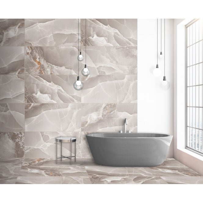 Onyx Agate Brown 60cm x 120cm Wall and Floor Tile