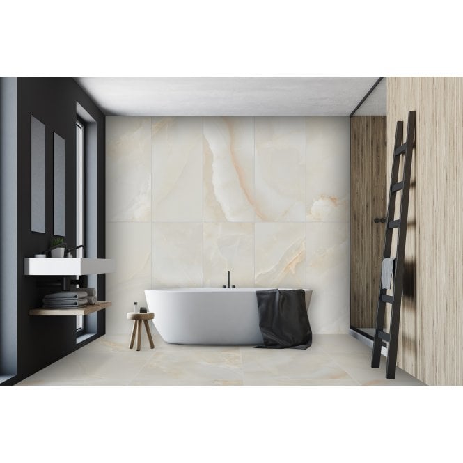 Onyx Stone Beige 120m x 120cm Floor Tile