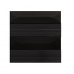Ophelia Black (6cm x 24cm) 24.3cm x 24cm Mosaic Tile
