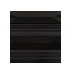 Ophelia Black (6cm x 24cm) 24.3cm x 24cm Mosaic Tile