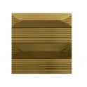 Ophelia Gold (6cm x 24cm) 24.3cm x 24cm Mosaic Tile