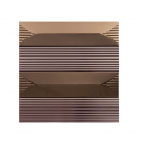 Ophelia Rose Gold (6cm x 24cm) 24.3cm x 24cm Mosaic Tile