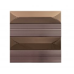 Ophelia Rose Gold (6cm x 24cm) 24.3cm x 24cm Mosaic Tile