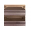Ophelia Rose Gold (6cm x 24cm) 24.3cm x 24cm Mosaic Tile