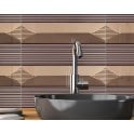 Ophelia Rose Gold (6cm x 24cm) 24.3cm x 24cm Mosaic Tile